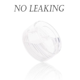 ZEJIA 3 Gram Sample Containers with Lids, 50 Count Tiny Sample Jars, 3ML Makeup Cosmetic Containers for Lip Balms, Lotion, Powder, Beauty Products(Clear Lids) ZEJIA 3 Gram Sample Containers with Lids, 50 Count Tiny Sample Jars, 3ML Makeup Cosmetic Containers for Lip Balms, Lotion, Powder, Beauty Products(Clear Lids)