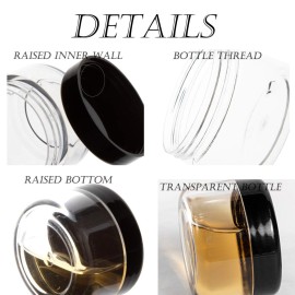 ZEJIA 3 Gram Sample Containers with Lids, 50 Count Tiny Sample Jars, 3ML Makeup Cosmetic Containers for Lip Balms, Lotion, Powder, Beauty Products(Black Lids) ZEJIA 3 Gram Sample Containers with Lids, 50 Count Tiny Sample Jars, 3ML Makeup Cosmetic Containers for Lip Balms, Lotion, Powder, Beauty Products(Black Lids)