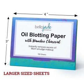 Oil Blotting Paper Sheets - Instantly Absorbs Excess Oil and Shine from Face without Smudging Makeup - Large size, 200 Tissues  (charcoal) Oil Blotting Paper Sheets - Instantly Absorbs Excess Oil and Shine from Face without Smudging Makeup - Large size, 200 Tissues  (charcoal)