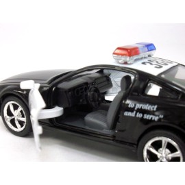 KiNSMART 2006 Ford Mustang GT Police Edition 1:38 Scale 5 Die Cast Metal Model Toy Car