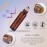 ZEJIA 10ml Roller Bottles for Essential Oils, 24 Pack Glass Roll on Bottles, Refillable Perfume Bottle, with Stainless Steel Roller Balls, 2 Droppers, 1 Opener, Labels(Amber)