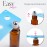 ZEJIA 10ml Roller Bottles for Essential Oils, 6 Pack Glass Roll on Bottles, Refillable Perfume Bottle, with Stainless Steel Roller Balls, 2 Droppers, 1 Opener, Labels(Amber)