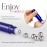 ZEJIA 10ml roller bottles for essential oils, 6 Pack Roll on Bottles, Cobalt Blue Thick Glass Roller Bottles for Oils, with Stainless Steel Roller Balls, 2 Droppers