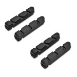 iFlyMars 2 Pairs Premium Brake Pads, Bicycle Wheels V Brake Shoes for Carbon Wheel Use