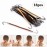 BinaryABC Ponytail Hooks Holder Bungee Bands,18Pcs