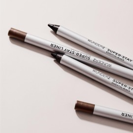 Wunderbrow Super-Stay Liner Makeup Eyeliner Pencil Long Lasting Waterproof Eye Liner, Color Essential Black Matte