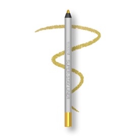 Wunder2 SUPER-STAY LINER Makeup Eyeliner Pencil Long Lasting Waterproof Eye Liner, Color Gold Metallic