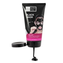 Global Beauty Care 5 oz 150 ml Black Peel-Off Mask: Charcoal Infused Peel-Off Mask