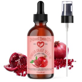 SALE! 4oz Pomegranate Seed Oil, 100% Pure and Natural, Organic and Rich in Antioxidants for Supple, Soft Skin and Hair - Includes Dropper & Pump SALE! 4oz Pomegranate Seed Oil, 100% Pure and Natural, Organic and Rich in Antioxidants for Supple, Soft Skin and Hair - Includes Dropper & Pump