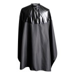 SMARTHAIR Professional Salon Cape Polyester Haircut Apron Shampoo & Chemical Resistant Haircut Cape,54x62,Black,C007013C-B