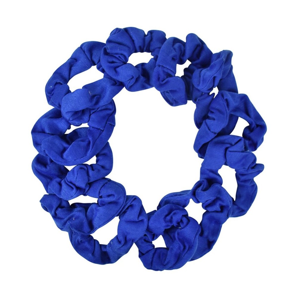 12 Pack Small Scrunchies Cotton Hair Scrunchy (Royal Blue) 12 Pack Small Scrunchies Cotton Hair Scrunchy (Royal Blue)