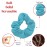 12 Pack Small Scrunchies Cotton Hair Scrunchy (Sky Blue)