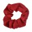 Small Scrunchies Cotton Hair Bobble - Set of 3 - Red