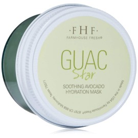 FarmHouse Fresh Guac Star Soothing Avocado Hydration Mask, 3.2 Fl Oz