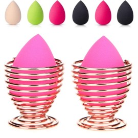 LanMa Beauty Sponge Blender Holder,(2 Pack Rose Gold) Makeup Sponge Drying Stand Storage Egg Powder Puff Display Stand LanMa Beauty Sponge Blender Holder,(2 Pack Rose Gold) Makeup Sponge Drying Stand Storage Egg Powder Puff Display Stand