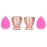 LanMa Beauty Sponge Blender Holder,(2 Pack Rose Gold) Makeup Sponge Drying Stand Storage Egg Powder Puff Display Stand
