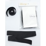 Luwigs Black Elastic Bands Wig Accessories for Making Wigs/Lace Frontal/Lace Closure 2.5cm Width 6pcs (Elastic Band, 6pcs)