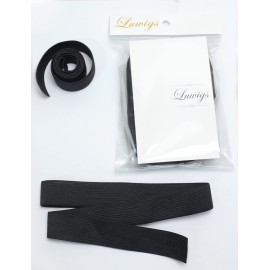 Luwigs Black Elastic Bands Wig Accessories for Making Wigs/Lace Frontal/Lace Closure 2.5cm Width 6pcs (Elastic Band, 6pcs) Luwigs Black Elastic Bands Wig Accessories for Making Wigs/Lace Frontal/Lace Closure 2.5cm Width 6pcs (Elastic Band, 6pcs)