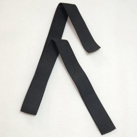 Luwigs Black Elastic Bands Wig Accessories for Making Wigs/Lace Frontal/Lace Closure 2.5cm Width 6pcs (Elastic Band, 6pcs)