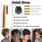 Haolocs 3 Packs Saniay Curl Crochet Braids Short Crochet Braiding Bouncy Twist Spiral Curls Jamaican Twist Hair Extensions 20 Strands/Pack (Tgrey, 6 * 20 inch)
