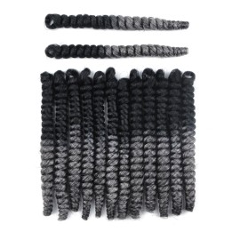 Haolocs 3 Packs Saniay Curl Crochet Braids Short Crochet Braiding Bouncy Twist Spiral Curls Jamaican Twist Hair Extensions 20 Strands/Pack (Tgrey, 6 * 20 inch) Haolocs 3 Packs Saniay Curl Crochet Braids Short Crochet Braiding Bouncy Twist Spiral Curls Jamaican Twist Hair Extensions 20 Strands/Pack (Tgrey, 6 * 20 inch)