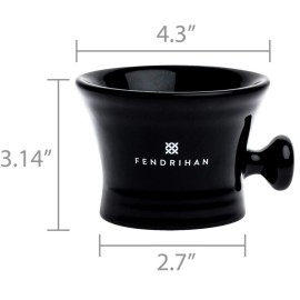 Fendrihan Essential Apothecary Shaving Mug (Black)