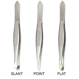 Luxxii (1 Pcs) Scissors Shaped Eyebrow Straight Tip (3 Pcs) Tweezers Clip Set - Flat, Slant, Point Tip Tweezers Hair Plucker for Hair and Eyebrows Personal Care (Silver Tone) Luxxii (1 Pcs) Scissors Shaped Eyebrow Straight Tip (3 Pcs) Tweezers Clip Set - Flat, Slant, Point Tip Tweezers Hair Plucker for Hair and Eyebrows Personal Care (Silver Tone)