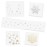 WINTER WONDERLAND VARIETY SET from FlashTattoos features 25 assorted holiday-inspired premium waterproof metallic gold & silver jewelry temporary foil party tattoos - Party Supplies
