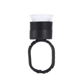 Ink Ring, 100pcs Ink Ring Pigment Ink Holder Container Cup with Sponge Eyebrow Kits Ink for Tattooing (Black Ring, White Cup)