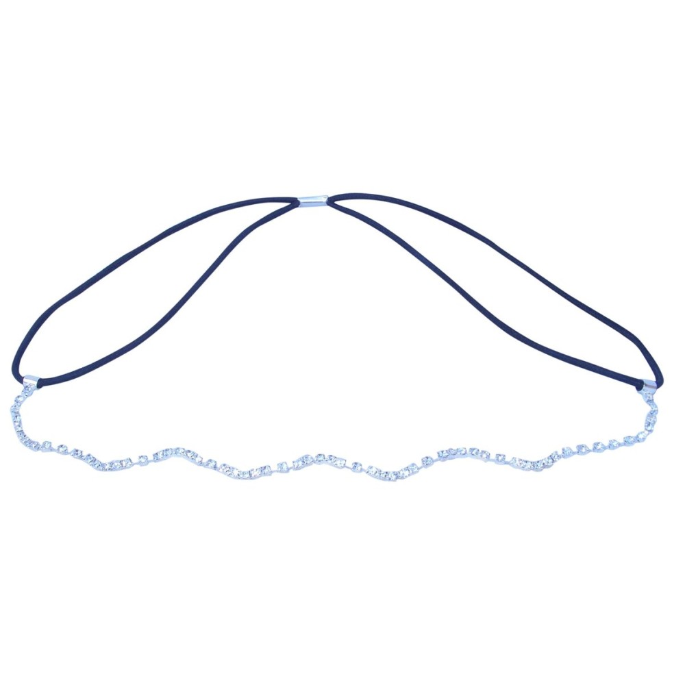 DesignedDazzle Rhinestone Sparkle Shiny Bling Elastic Stretch Hair Headband Women Teens Girls DesignedDazzle Rhinestone Sparkle Shiny Bling Elastic Stretch Hair Headband Women Teens Girls