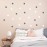 80pcs Polka Dot Wall Decals - 4.8cm Vinyl Circles for Nursery or Toddler Bedroom - Removable, Safe, Easy to Apply Stickers for Kids\' Space and Playful Room Transformation (White)