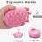 FREATECH Massager Shampoo Brush with Soft Silicone Bristles for Scalp Care, Shower Hair Scalp Scrubber Exfoliator for Dandruff Removal and Hair Growth, Wet & Dry for Men, Women and Kids, Pink