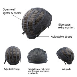 Kalyss 28 Inches Women\'s Silky Long Straight Black Wig Heat Resistant Synthetic Wig With Bangs Hair Wig for Women