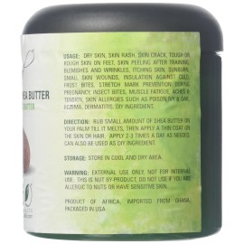 SmellGood - Pure Unrefined Shea Butter, totally natural and organic, ivory color, packed in 8OZ Jar, 4 Units SmellGood - Pure Unrefined Shea Butter, totally natural and organic, ivory color, packed in 8OZ Jar, 4 Units