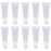Ewanda store 50PCS 10ml Empty Lip Gloss Balm Tubes Lip Gloss Containers Cute Lipgloss Supplies Squeeze Tubes with Bevel Stoppers