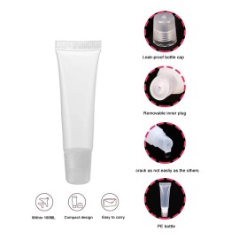 Ewanda store 50PCS 10ml Empty Lip Gloss Balm Tubes Lip Gloss Containers Cute Lipgloss Supplies Squeeze Tubes with Bevel Stoppers Ewanda store 50PCS 10ml Empty Lip Gloss Balm Tubes Lip Gloss Containers Cute Lipgloss Supplies Squeeze Tubes with Bevel Stoppers