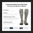 Wetsox Frictionless Wader Socks - Slip Easily In & Out of Any Boots or Waders | Waterproof, Breathable, Lightweight Fishing & Hunting Socks, Non-Slip, Quick-Dry Outdoor Gear | Camo, Large