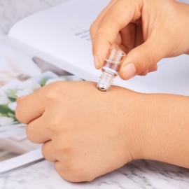 Wresty 25 Pcs Clear Glass Mini Roll On Bottles Empty Essential Oil Roller Ball Bottles Perfume Lip Blam Cosmetic Sample Vials Roller Glass Bottles Container With Black Cap (2ml) Wresty 25 Pcs Clear Glass Mini Roll On Bottles Empty Essential Oil Roller Ball Bottles Perfume Lip Blam Cosmetic Sample Vials Roller Glass Bottles Container With Black Cap (2ml)