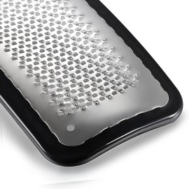 Vtrem Colossal Foot Rasp Foot File Callus Remover Professional Pedicure Foot File Kit Stainless Steel File Heel Scraper for Feet to Removes Hard Skin, Can Be Used on Wet and Dry Feet, Black