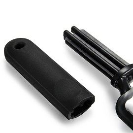 Vtrem Colossal Foot Rasp Foot File Callus Remover Professional Pedicure Foot File Kit Stainless Steel File Heel Scraper for Feet to Removes Hard Skin, Can Be Used on Wet and Dry Feet, Black