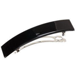 France Luxe Belle Casual Rectangle Barrette - Black France Luxe Belle Casual Rectangle Barrette - Black
