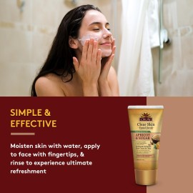 OKAY PURE NATURALS APRICOT and SUGAR FACIAL SCRUB 6oz / 170gr