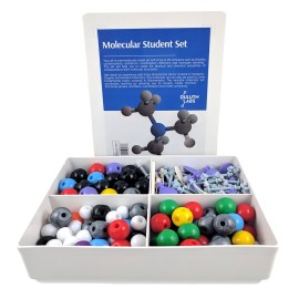 Inorganic and Organic Chemistry Model Student Kit (281 Pieces) - MM-007 with Atom Configurations, Bonds and Orbitals