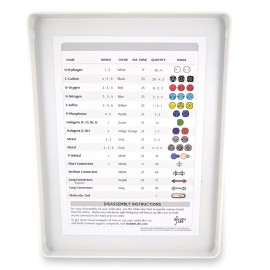 Inorganic and Organic Chemistry Model Student Kit (281 Pieces) - MM-007 with Atom Configurations, Bonds and Orbitals