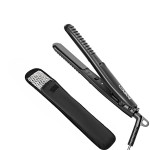 LOVANI Mini Flat Iron Travel Size Nano Titanium Dual Voltage Portable Hair for Worldwide Use 0.5 Inch Straightener with Professional Heat Resistant Travelling Bag