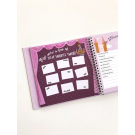 Lucy Darling The Little Years Toddler Baby Memory Book - Ages 1 to 6 Years Old Album For Baby Girl - Milestone Scrapbook To Record Precious Memories - Keepsake Record Book