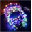 7 Pcs LED Flower Crown Headband, Light Up Flower Headbands for Women, Garlands Glowing Floral Wreath Crowns for Wedding Beach Party Birthday Cosplay (Diameter 19CM/7.4Inch)