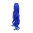 karlery Curly Clip In Thick Claw Drawstring Ponytail Multi-colored Hair Pony Tail Hair Extension (Blue)
