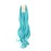 karlery Curly Clip In Thick Claw Drawstring Ponytail Multi-colored Hair Pony Tail Hair Extension (Lake Blue)