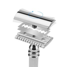 CSB Classic 3-Piece Shaving Razor Diamond Pattern Handle Double Edge Safety Razor with 10 Replace Blades CSB Classic 3-Piece Shaving Razor Diamond Pattern Handle Double Edge Safety Razor with 10 Replace Blades